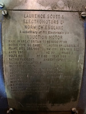 Laurence Scott & Electromotors Induction Motor - 3