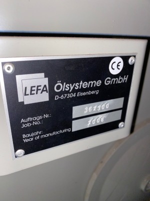 LEFA boiler feed pump oil system - 3