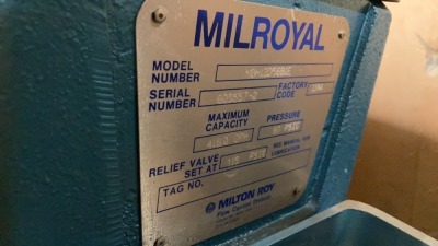 Milroyal pump and Duty Master motor - 3