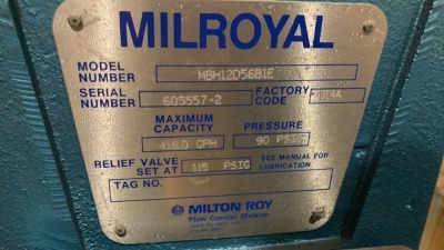 Milroyal pump and Duty Master motor - 4
