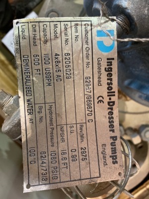 Ingersoll Dresser AC Pump - 2