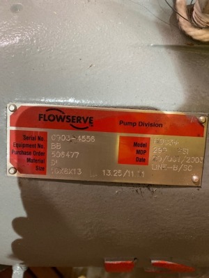 Flowserve Pump - 2