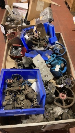 Box of various/miscellaneous valves and other components as lotted