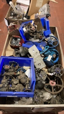 Box of various/miscellaneous valves and other components as lotted - 2