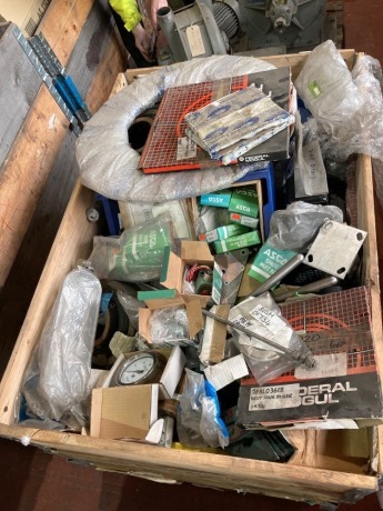 Box of various assorted components as lotted