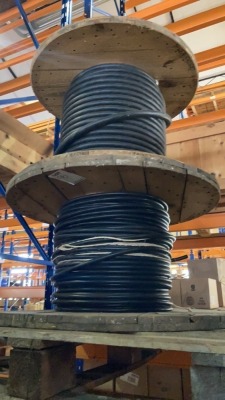Pallet of 2 wire drums