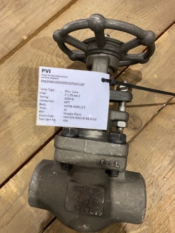 Crate of Double Chero gate valves approx 12