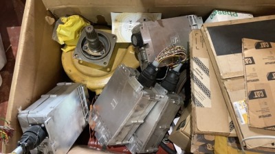 Box of assorted Caterpillar generator engine spares - 2