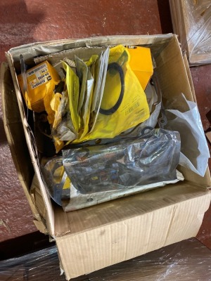 2 boxes of assorted Caterpillar generator spares as lotted - 2