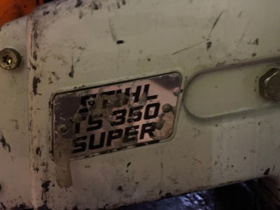 Stihl TS350 petrol saw - 2