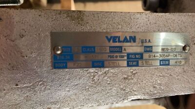 Velan valve - 3